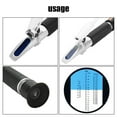 thumbnail image 4 of Refractometer, 58~92% Wort Specific Gravity Refractometer Handheld Refractometer Fits for Beer, Sugar, Food, Fruit, Beverages Honey, 4 of 8