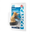 thumbnail image 2 of Camco 45-Degree Camper/RV Drinking Water Valve | Features a Quarter-Turn Pressure Seated Shut-Off Valve, a Solid Brass Housing, and a Gripper for Easy Connection (20173), 2 of 9