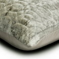 thumbnail image 2 of Cushion Cover, Decorative Ivory 22"x22" (55x55 cm) Throw Pillow Covers, Suede Quilted & Foil Throw Pillows For Sofa, Geometric Pattern Modern Style - Foil Polygon, 2 of 3