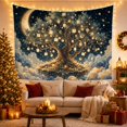 thumbnail image 3 of Ancient Gnarled Tree With Thick Trunk Sprawling, Inspirational Illustration for Quote Lovers, Wall Decor, Mother's Day Gift, Tapestry Wall Hanging for Dorm and Living Room, 3 of 7