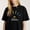 Black-4, variant on Marble styled Text Graphic for Adults Funny Slogan Casual Tee print T Shirt