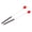 Red, variant on M Buder 1 Pair Wool Head Keyboard Marimba Mallets with Rubber Fiberglass Handles for Beginners, 14.2 inches / 36 cm (Red)