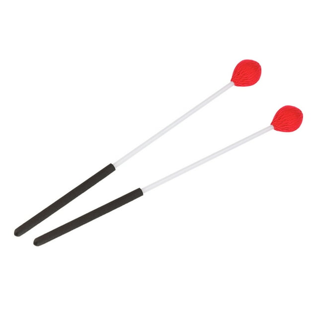 Finition Délicate Accessoire Instruments de Musique, Laine Tête Clavier Percussion Maillets Ensemble Percussion Maillets, Haute Résistance pour les Débutants