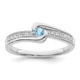thumbnail image 2 of 14k White Gold Ring Family & Mothers 0.05 ct Jewelry Synthetic Stone Diamond Set, 2 of 6