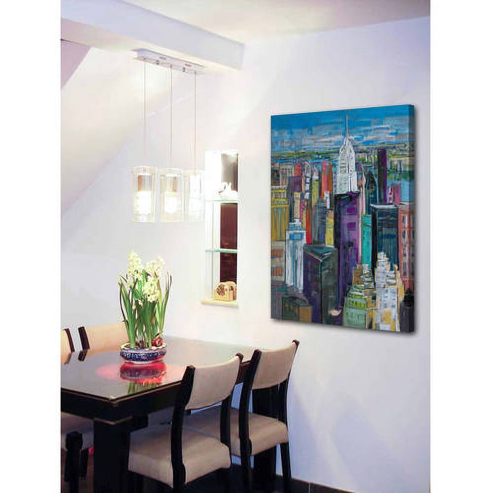"Chrysler 7" Painting Print on Wrapped Canvas