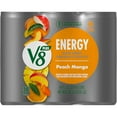 thumbnail image 3 of V8 +Energy Peach Mango Energy Drink, 8 fl oz Can (Pack of 6), 3 of 4
