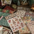 thumbnail image 2 of Pegatinas de fondo con prólogo navideño: pegatinas vintage de diario "Noche de Paz" para teléfono, álbumes de recortes DIY, regalos navideños únicos, 2 of 5