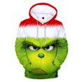 thumbnail image 3 of Suéter Grinch del monstruo verde de Disney para hombre y mujer, suéter navideño estampado con capucha, disfraces de Halloween para regalos de novia, 3 of 4