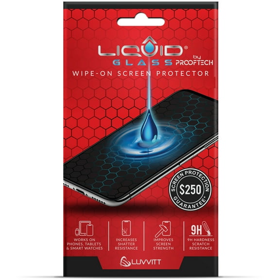 Liquid Glass Screen Protector with $250 Guarantee for All Smart Devices