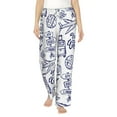 thumbnail image 2 of Kdxio Women's Comfy Stretch World Travel2Print Drawstring Pajama Pants-XX-Large, 2 of 9