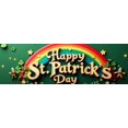 thumbnail image 4 of LUUFILx St Patricks Day Leprechaun Backdrop Rainbow Celebration Gold Coin Festival Banner Shamrock Party Supplies Photography Props Decoration Background, 4 of 8