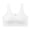 White, variant on UQJfacai Teen Girls Seamless Sports Bra Tagless No Show Soft Breathable Light Training Bra with Padding Bras for Teens 11-15 Years
