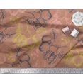thumbnail image 3 of Soimoi Poly Georgette Fabric Leaves & Palm Fruits Print Fabric by Yard 52 Inch Wide, 3 of 3