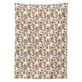 thumbnail image 3 of Ambesonne Garden Art Tablecloth Rectangular Table Cover, Seasonal Flowers, 52"x70", Multicolor, 3 of 4
