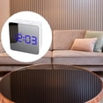 thumbnail image 3 of Moyic Reloj despertador con pantalla Digital de LED para sala de estar, proyector alimentado tipo c, relojes de Radio, función de repetición, Electrodomésticos Luz azul tipo 1 Moyic HA063914-02B, 3 of 6