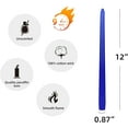 thumbnail image 5 of Zest Candle 12-Piece Taper Candles, 12-Inch, Blue, 5 of 5