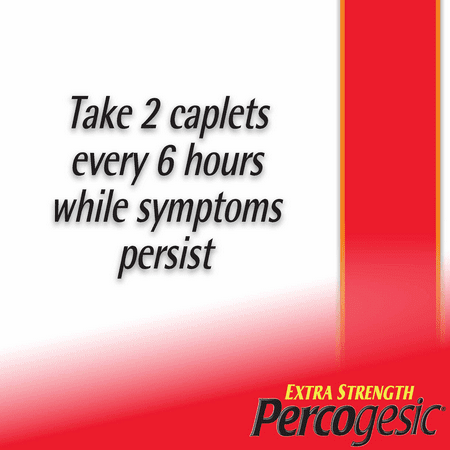 Percogesic Extra Strength Pain Relief, Aspirin Free Fast Acting Relief, Acetaminophen and Diphenhydramine, 40 Tablets