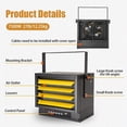 thumbnail image 2 of HICFM 7500W Hard-Wired Ceiling Mount 240V Garage Electric Heater with Remote Control & 12-Hour Timer - UL Listed, 2 of 9