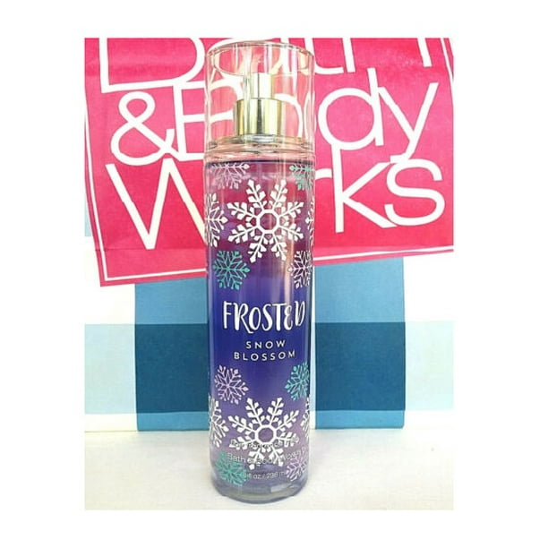 Bath And Body Works 8 Oz Frosted Snow Blossom Body Mist Splash Spray