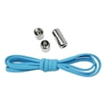 thumbnail image 2 of Cordones elásticos sin atar, cordones de zapatos sin cordones, hebilla de semicírculo, cordones de zapatos sin cordones, cordones de zapatos perezosos Azul claro Sunnimix Sin atar cordones, 2 of 8