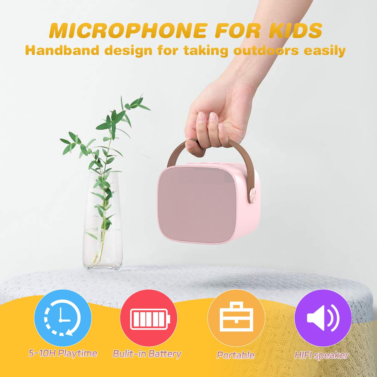 Mini Karaoke Machine,Funny Toys Christmas Birthday Gifts for Kids Age 4-12 Girls,Boys,Adults,NexTone  Karaoke Microphone Toys for 4,5,6,7,8,9,10,11,12+ Year Old Girls Boys Kids Birthday Party