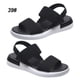 thumbnail image 4 of Minnieouse 1 par de zapatos con correas elásticas, sandalias deportivas de verano, calzado informal transpirable, sandalias, regalos para playa al aire Calzado Negro Größe 39 Minnieouse AP011265-05, 4 of 6