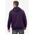 thumbnail image 4 of Kingsize Men's Big & Tall Fleece Zip-front Hoodie Jacket, 4 of 6