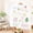 White, variant on Magnetic Wall Decal 40x32 Inch White Magnetic Wall Decal Arch Chalkboard with Multiple Accessories for Home Playroom and Classroom