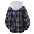 thumbnail image 3 of MHFRRA Chaqueta Informal Vintage de Tendencia Diaria para Hombre para Cualquier Ocasión Azul, 3 of 3