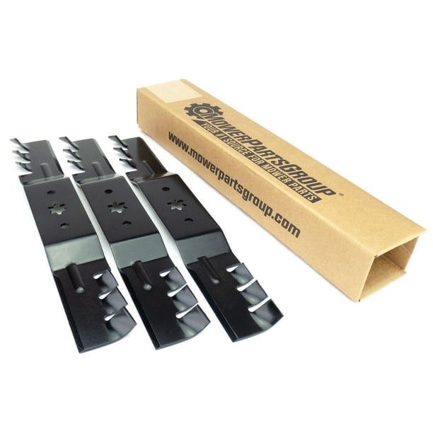 (3) Mulching Blades for MTD/Cub Cadet 50" LX50, RZTL50 94205052X