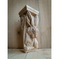 thumbnail image 3 of Hand-Carved Rabbit Head Wooden Corbel – Solid Oak Bracket for Shelf, Mantel, or Wall Decor – Whimsical Woodland Animal Accent – Unfinished – Small & Large Sizes, 3 of 9