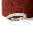 thumbnail image 4 of Ross-Simons 1.25 ct. t.w. CZ Eternity Band in Sterling Silver, Women's, Adult, 4 of 5