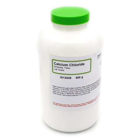Laboratory-Grade Calcium Chloride Dihydrate Flake, 500g - The Curated Chemical Collection
