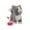 Toddler Interactive Toys, variant on Realistic Gray interactive Electronic Plush Cat toy with Remote Control Leash, Animated Pet with Voice-Repeating, Head-touch Triggered Sounds & Built-in Music Tracks, Engaging