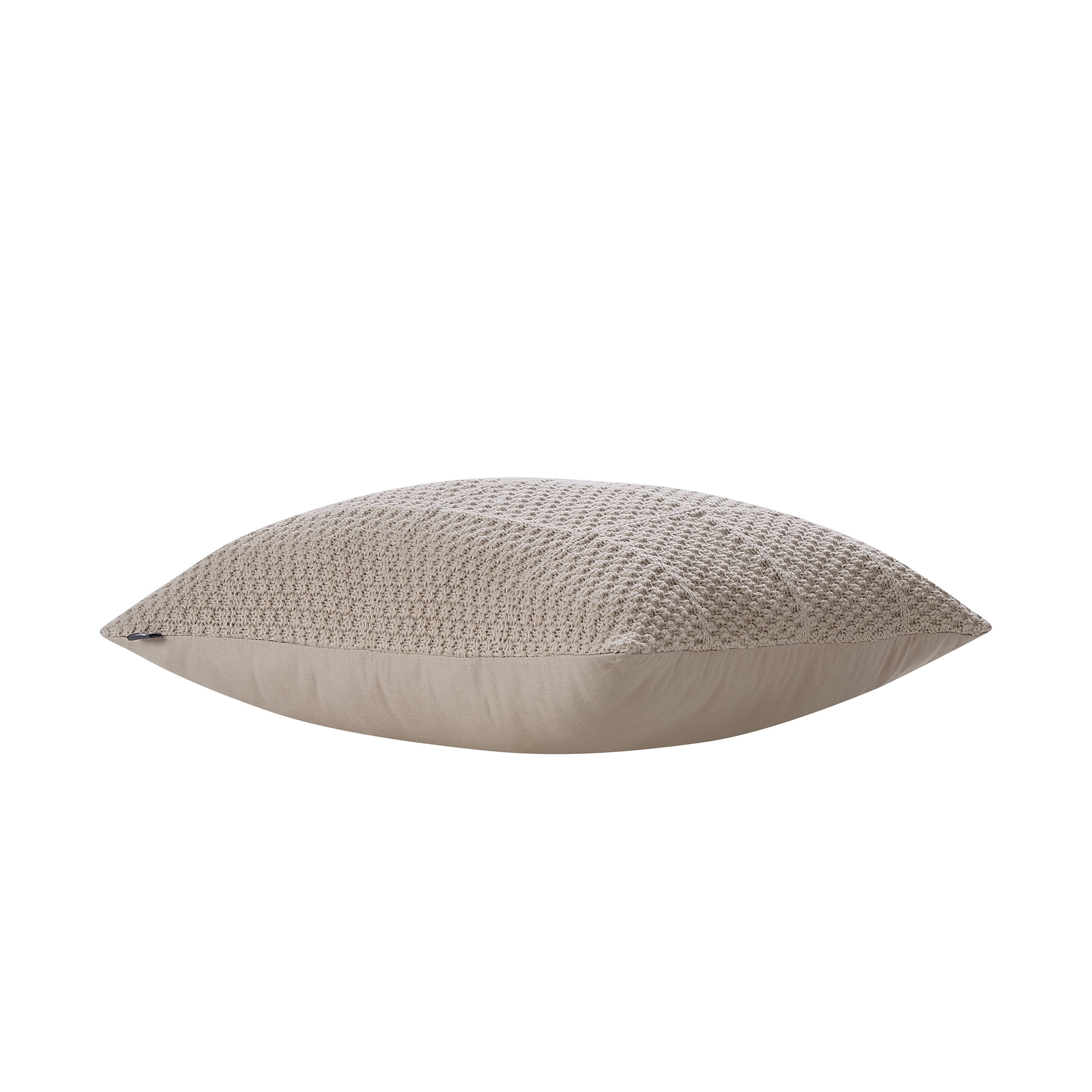 My Texas House 22" x 22" Kelsey Taupe Acrylic Knit Decorative Pillow