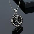 thumbnail image 3 of Jewmon Cancer Necklace Zodiac Star Sign Medallion Pendant 24inch Chain Astrology Jewelry Birthday Necklace for Him, 3 of 7