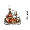 thumbnail image 3 of Christmas Gingerbread House Ornaments Resin Christmas Hanging Ornaments For Tree Holiday Party Home Decoration, 3 of 6