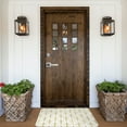 thumbnail image 6 of Daiia White And Gold Geometry Front Door Mat, Heavy Duty Durable Welcome Mat for Outdoor Indoor, Dirt Trapper Waterproof Super Absorbent Door Mat, 16" x 24", 6 of 9