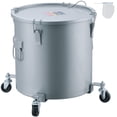 thumbnail image 1 of VEVOR Fryer Grease Bucket, 10 Gal Oil Disposal Caddy with Caster Base, Carbon Steel Rust-Proof Coating, Oil Transport Container with Lid, Lock Clips, Filter Bag for Hot Cooking Oil Filtering, Gray, 1 of 9