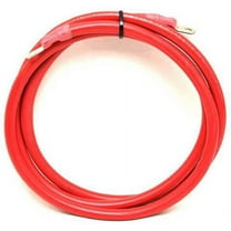 Camco Boat Battery Cable 47482 | 2 AWG 4 Foot Red