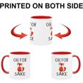 thumbnail image 3 of Futtumy Unique Cute Fox Mugs&nbsp;Gifts, Oh, For Fox Sake Coffee Mugs, Novelty Funny Gifts, Birthday Gifts, Christmas Gifts, White Red 11 fl oz Coffee Mugs Ceramic Mug Tea Cup, 3 of 8