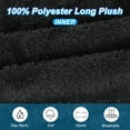 thumbnail image 4 of Unique Bargains Winter Neck Warmer, Men Knitted Neck Gaiter, Dark Gray & Navy Blue, 4 of 7