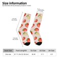 thumbnail image 2 of Balery Strawberries Calcetas Largas con Estampado para Hombre y Mujer – Suaves y Transpirables, Talla Única (US 5-11), 2 of 6