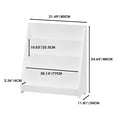 thumbnail image 6 of 4-Tier Bookshelf,Book Display Shelves,Toy Storage Organizer for Kids Room Playroom Nursery,White 01, 6 of 7
