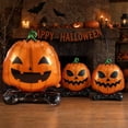 thumbnail image 7 of Halloween Standing Pumpkin Foil Balloons Set - 4 Pack Self-Standing Jack-o'-Lantern Balloons, Air-Fill Halloween Decorations for Party, Yard & Haunted House, 7 of 7