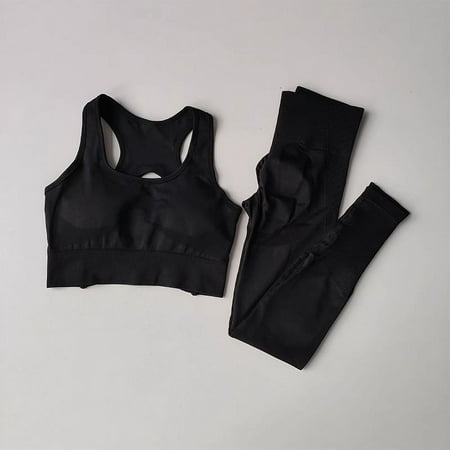 Women s tracksuit Fitness Suit Yoga Sets Sportswear Workout Sports Bra+High Waist Leggings Gym Clothing Seamless Sports Suits