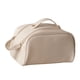 thumbnail image 3 of Bolsa de cosméticos bolsa de maquillaje de gran capacidad bolsa de maquillaje de doble cremallera bolsa de baño de viaje portátil blanca, 3 of 10