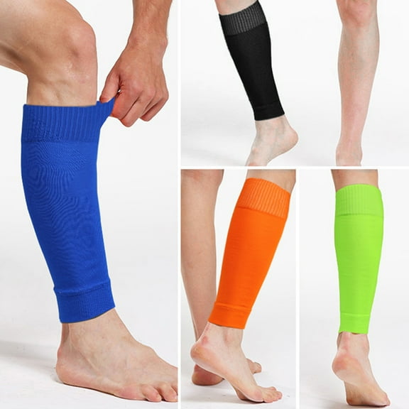 Happy Date 1 Pair Calf Socks Non-slip Breathable High Elasticity Adult Kids Basketball Leg Brace Socks for  Sports