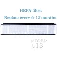 thumbnail image 4 of For AprilAire 413 Replacement Filter Whole House Air Purifiers MERV 13,16x28x4 Furnace Filter Compatible with16x25x4 Air Filter，Air Purifier 1410, 1610, 2140, 2410, 2416, 3410, 4400, 4 of 4