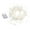 white, variant on Bunblic LED Lighted Beaded Cluster Light Christmas Garland Fairy Light Fairy Lights for Gift Wedding Festival Event Decoration white